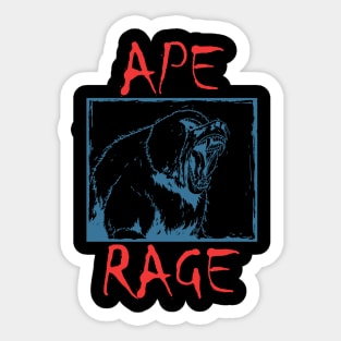 Angry Baboon Sticker